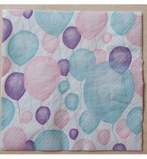 Servietten Luftballons
