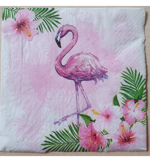 Servietten Flamingo