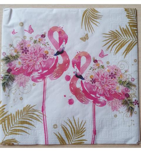 Servietten Flamingos