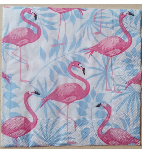 Servietten Flamingos