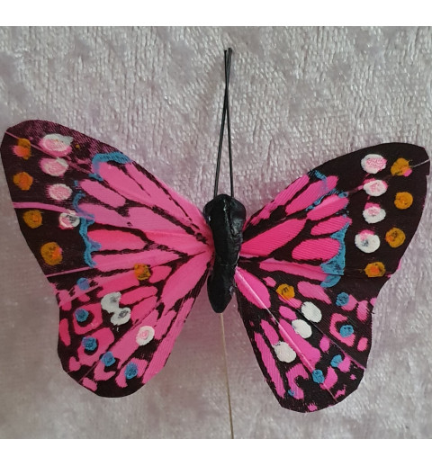 Schmetterling rosa