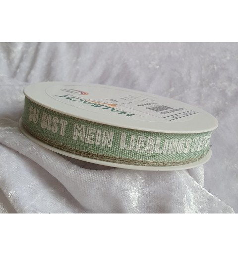 Dekoband Lieblingsmensch mint