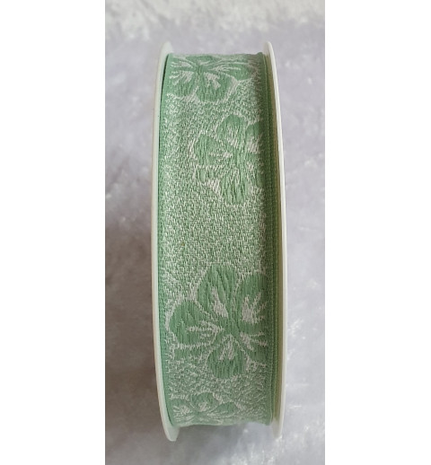 Dekoband Blumen mint