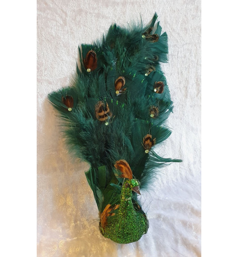 Pfau mit Clip