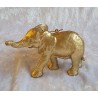 Elefant goldig Polyresin