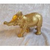 Elefant goldig Polyresin