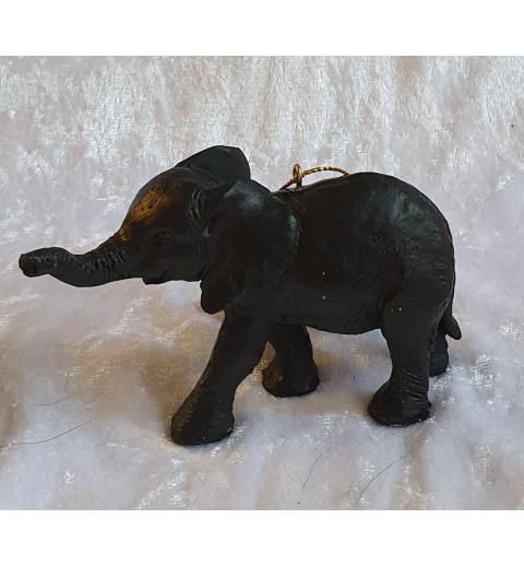 Elefant schwarz Polyresin