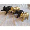Elefant schwarz Polyresin