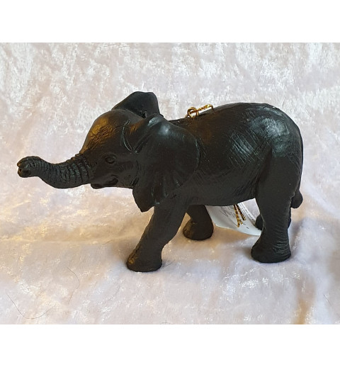 Elefant schwarz Polyresin