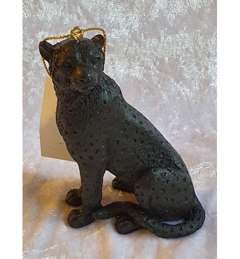 Gepard schwarz Polyresin