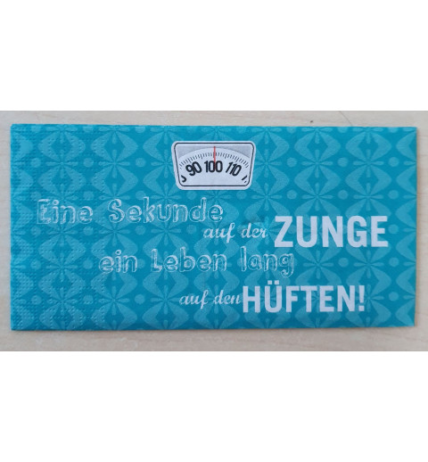 Servietten Eine Sekunde....