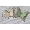 Metall Schmetterling rosa