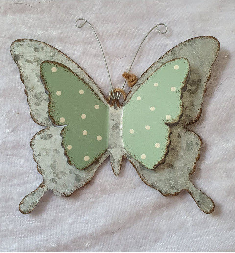 Metall Schmetterling mint