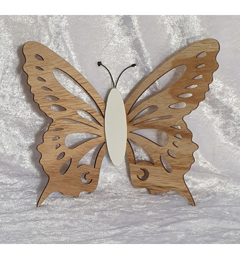 Holz Schmetterling braun