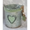 Windlicht Metall und Glas mint