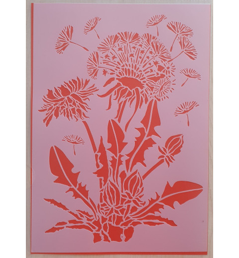 Schablone Pusteblume