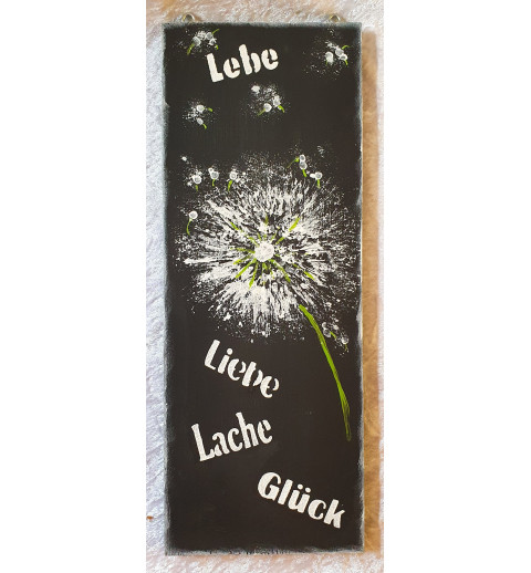 Schild Glück Holz