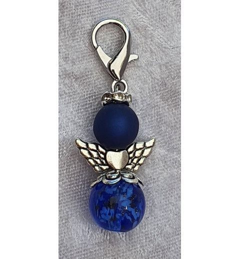 Glas Engeli blau