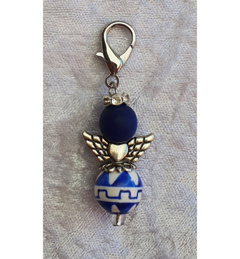 Stein Engel blau