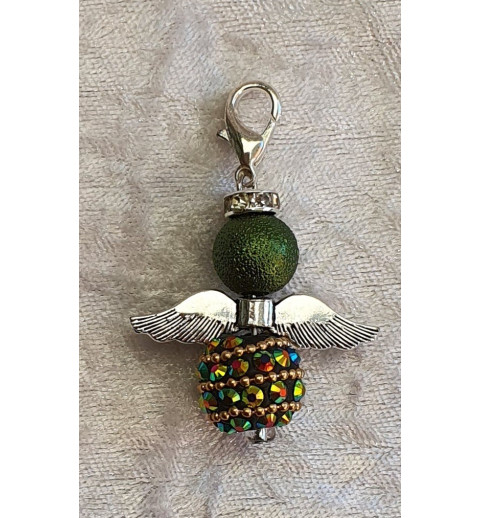Kashmiriperlen Engel olive