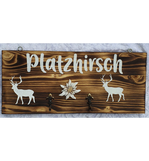 Schlüsselbrett Platzhirsch
