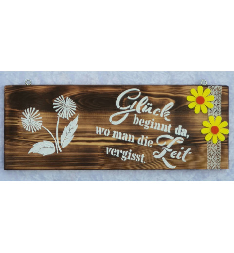 Schild Glück