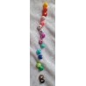 Kunststoffperlen Sterne hellrosa