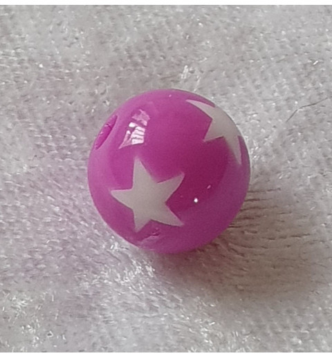 Kunststoffperlen Sterne violette