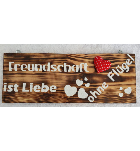 Schild Freundschaft