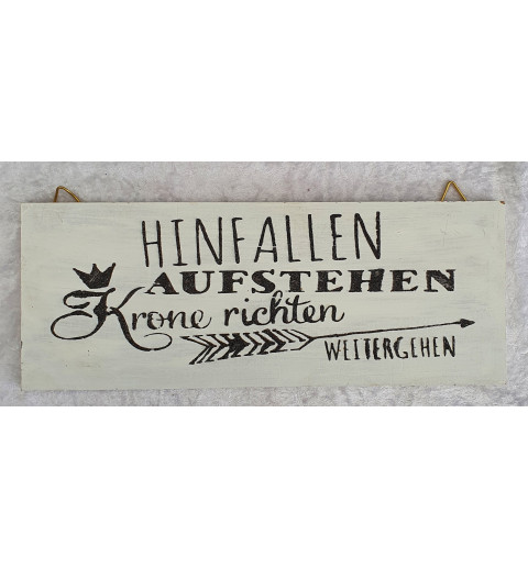 Schild Hinfallen.....