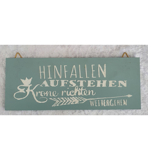 Schild Hinfallen.....