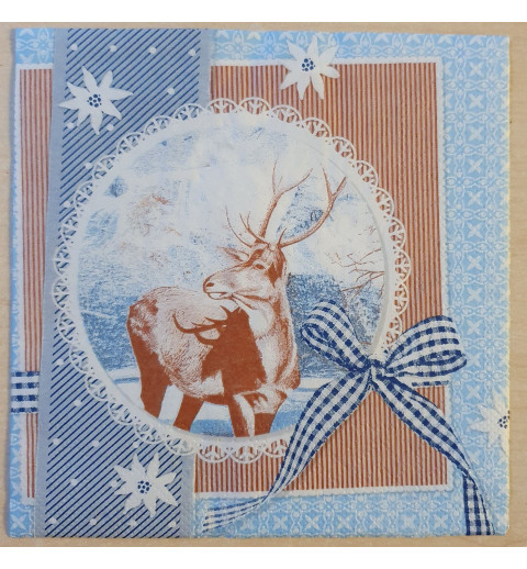 Serviette Hirsch