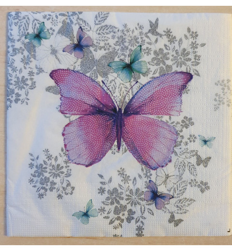Serviette Schmetterling