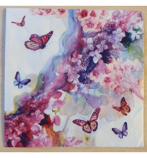 Serviette Schmetterlinge