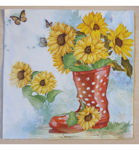 Serviette Sonnenblumen