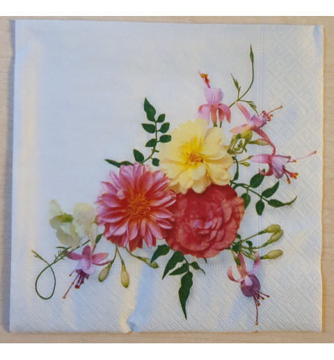 Serviette Blumen