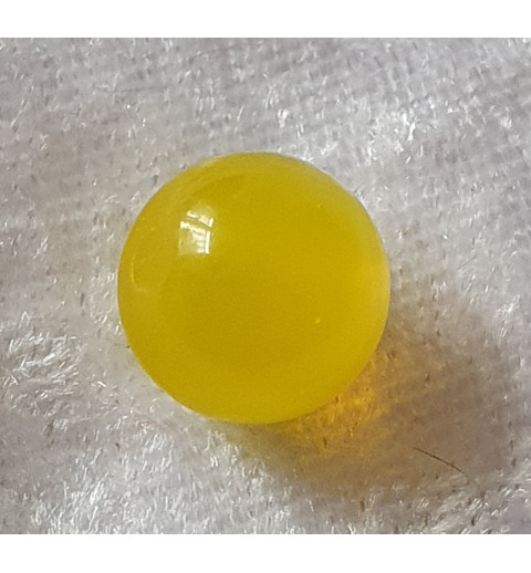 Kunststoffperlen glänzend gelb