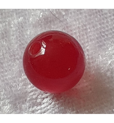 Kunststoffperlen glänzend rot