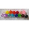 Kunststoffperlen glänzend lila