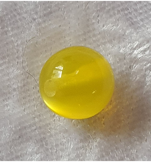 Kunststoffperlen glänzend gelb