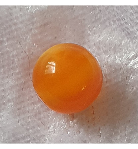 Kunststoffperlen glänzend orange