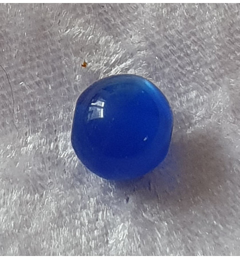 Kunststoffperlen glänzend blau