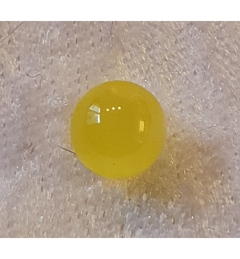 Kunststoffperlen glänzend gelb
