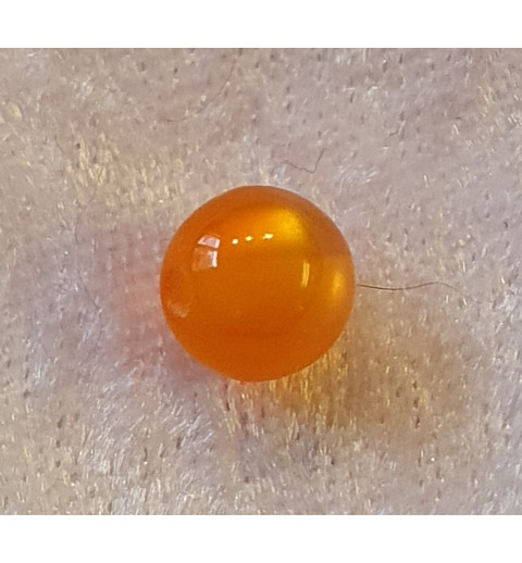 Kunststoffperlen glänzend orange
