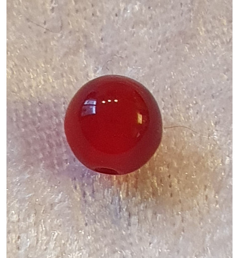 Kunststoffperlen glänzend rot