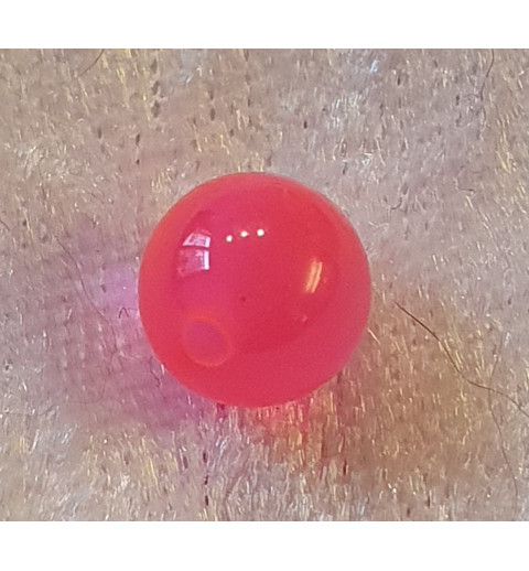 Kunststoffperlen glänzend pink