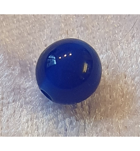 Kunststoffperlen glänzend dunkelblau