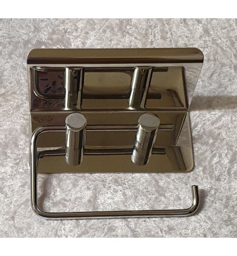 Toilettenpapier Halter silber