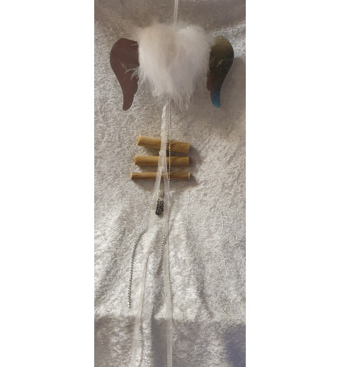 Hängedeko Herz mit Flügel