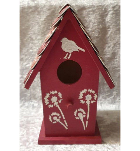 Vogelhäuschen Nespressokapseln pink